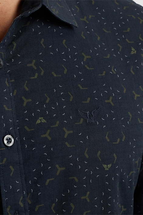 PME legend long sleeve shirt print on cotton